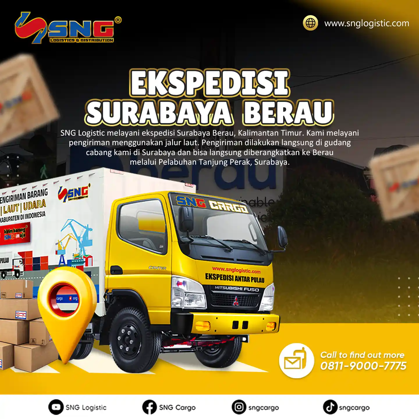Ekspedisi Surabaya Berau via Laut Murah